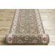 Runner Wool NAIN Flowers 7338 51088 green / beige