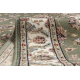Läufer Wolle NAIN Blumen 7338 51088 grün / beige