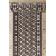 Uld løber NAIN Roset 6177 51033 beige / marineblå