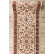 Läufer Wolle NAIN Ornament, Blumen 6999 51063 beige / rotwein