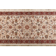 Běhoun Vlna NAIN Ornament, květiny 6999 51063 béžový / bordó