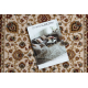 Runner Wool NAIN Ornament, flowers 6999 51063 beige / claret