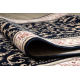 Löpare Ull NAIN Ornament 2904 51011 beige / marin