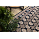 Tapis de course en laine NAIN Rosette 6177 51011 bleu foncé / beige