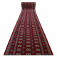 Läufer Wolle NAIN Rosette 6177 51066 rotwein / beige