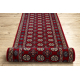 Läufer Wolle NAIN Rosette 6177 51066 rotwein / beige