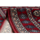 Runner Wool NAIN Rosette 6177 51066 claret / beige