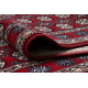 Läufer Wolle NAIN Rosette 6177 51066 rotwein / beige