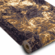 Alfombra de pasillo con refuerzo de goma DIGITAL - ROMA Abstracción dorado