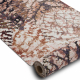 Läufer Antirutsch DIGITAL - LEAVES Blätter beige / rosa