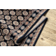 Runner Wool NAIN Rosette 6177 51011 navy / beige 80cm