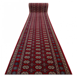 Runner Wool NAIN Rosette 6177 51066 claret / beige 80cm