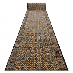 KESHAN tapis de couloir 6428/53551 oriental beige / bleu foncé 90cm