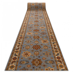 KESHAN runner 7683/53544 Frame, oriental blue / beige 90cm