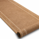 Alfombra de pasillo con refuerzo de gomaST.TROPEZ Marco antideslizante beige