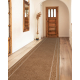 Alfombra de pasillo con refuerzo de gomaST.TROPEZ Marco antideslizante beige