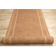 Alfombra de pasillo con refuerzo de gomaST.TROPEZ Marco antideslizante beige