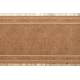 Alfombra de pasillo con refuerzo de gomaST.TROPEZ Marco antideslizante beige