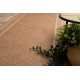 Alfombra de pasillo con refuerzo de gomaST.TROPEZ Marco antideslizante beige