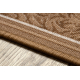 Løper antiskli ST.TROPEZ Ramme tannkjøtt beige