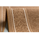 Alfombra de pasillo con refuerzo de gomaST.TROPEZ Marco antideslizante beige