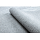Fitted carpet INDUS silver 91 plain, MELANGE