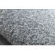 Fitted carpet INDUS silver 91 plain, MELANGE