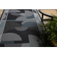 Runner anti-slip MALIS gum Geometric grey