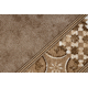 Alfombra de pasillo con refuerzo de goma MURCIA AZULEJOS DE LISBOA, Marco, antideslizante beige