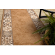 Runner anti-slip MURCIA LISBON TILES Frame gum red