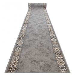 Alfombra de pasillo con refuerzo de goma MURCIA AZULEJOS DE LISBOA, Marco, antideslizante gris