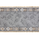 Alfombra de pasillo con refuerzo de goma MURCIA AZULEJOS DE LISBOA, Marco, antideslizante gris