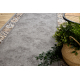 Alfombra de pasillo con refuerzo de goma MURCIA AZULEJOS DE LISBOA, Marco, antideslizante gris