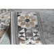 Runner anti-slip MURCIA LISBON TILES Frame gum grey