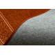 Alfombra de pasillo con refuerzo de goma ST.TROPEZ Marco antideslizante color cobre