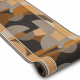 Läufer Antirutsch MALIS Geometrisch, rutschfest beige - 67 cm