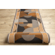 Läufer Antirutsch MALIS Geometrisch, rutschfest beige - 67 cm