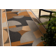 Läufer Antirutsch MALIS Geometrisch, rutschfest beige - 67 cm