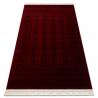 Dywan ORIENT 6889 bordo / czarny Ramka, orientalny, z frędzlami 
