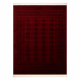 ORIENT 6889 teppe burgunder / svart Buchara, Ramme, orientalsk, med frynser