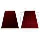 Dywan ORIENT 6889 bordo / czarny Buchara, ramka, orientalny, z frędzlami 