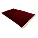 Dywan ORIENT 6889 bordo / czarny Buchara, ramka, orientalny, z frędzlami 