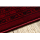 Dywan ORIENT 6889 bordo / czarny Buchara, ramka, orientalny, z frędzlami 