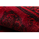 ORIENT 6889 teppe burgunder / svart Buchara, Ramme, orientalsk, med frynser