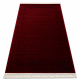 Tapis ORIENT 2958 bordeaux / noir Cadre, classique, oriental, à franges