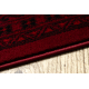 Dywan ORIENT 2958 bordo / czarny Ramka, klasyczny, orientalny, z frędzlami 