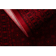ORIENT 2958 carpet burgundy / black Frame, classic, oriental, with fringes