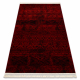 ORIENT 4722 carpet burgundy / black Oriental, with fringes