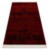 Dywan ORIENT 4722 bordo / czarny Orientalny, z frędzlami 