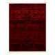 ORIENT 4722 carpet burgundy / black Oriental, with fringes